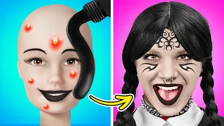 Good VS Bad Wednesday Addams Extreme Makeover Challenge || How To Become Wednesday by Bla Bla Jam!