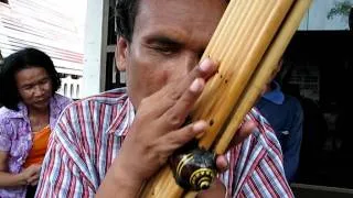 Khaen master Sombat Simlah playing Lam Sing