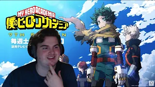 My Hero Academia Season 7 OP & ED REACTION