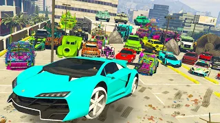 TODOS CONTRA MI! ESCAPADA MEGA ÉPICA!! - GTA V ONLINE