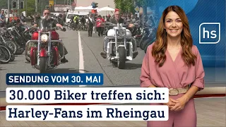 30.000 Biker treffen sich: Harley-Fans im Rheingau | hessenschau vom 30.05.2024