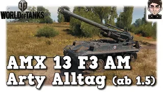 World of Tanks - AMX 13 F3 AM, Arty Alltag auf Tier 6 [deutsch | gameplay]