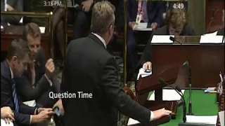 Minister Roberts answering my question regarding Gas reforms in NSW, 10 Septmeber 2015