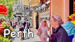 Perth City Tour: Western Australia November 2023 4K Walking Tour Australia| Perth City centre walk