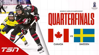 Canada vs. Sweden FULL HIGHLIGHTS | 2024 Women's World Cup Quarterfinal