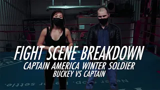 CAPTAIN AMERICA WINTER SOLDIER - BUCKY VS CAPTAIN AMERICA - FIGHT SCENE BREAKDOWN