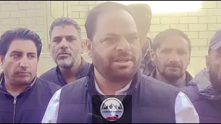 Waqar Rasool INC President Jammu Kashmir Visits Drass and met the party workers