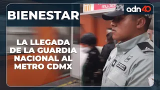 ¿Qué opinan las personas sobre la llegada de la Guardia Nacional al metro CDMX?