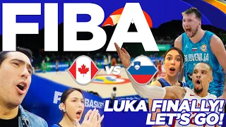 FIBA 2023 Slovenia VS Canada! | WE SAW LUKA UP CLOSE! | #FIBAWC 2023