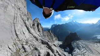 Eiger East Ridge wingsuit flight '22