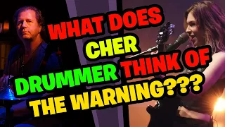 CHER Drummer Reacts to THE WARNING!