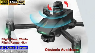M10 Ultra S Obstacle Avoidance 4K-Video Long Range Drone – Just Released !