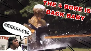 Lets React: 4 Bore Rifle vs Body Armor!!! (The Biggest Rifle Ever)(Vid Credit:@KentuckyBallistics)