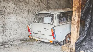 Bergung eines Trabant 601 Kombi Scheunenfund