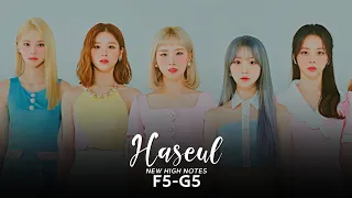 Haseul (LOOΠ∆) - NEW F5 & G5 Belts in 'Hi High (Japanese ver.)'