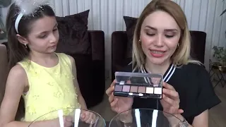 MAKYAJ MALZEMELERİYLE SLİME | Make Up Slime