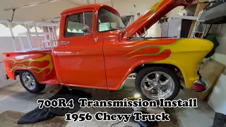 700r4 Transmission install in 56 Chevy Truck