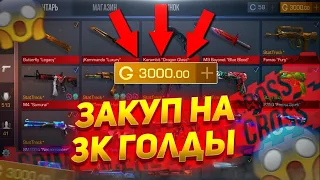 СОБРАЛ САМЫЙ ЛУЧШИЙ ИНВЕНТАРЬ ЗА 3000 ГОЛДЫ В STANDOFF 2 0.21.1 | ЗАКУП НА 3000 ГОЛДЫ В СТЕНДОФФ 2