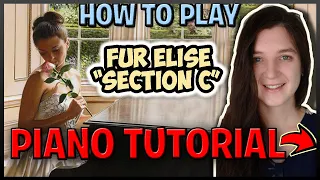 How To Play "FUR ELISE" [Section C] by Beethoven - Easy Piano (Synthesia) [Piano Tutorial] [HD]