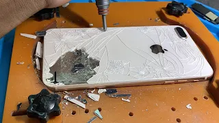 iPhone 8 plus broken back glass replacemant glass