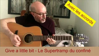 Give a little bit - Supertramp [Tuto guitare Terafab] cover confiné