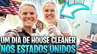 🇺🇸 UM DIA DE HOUSE CLEANER NOS ESTADOS UNIDOS 📍