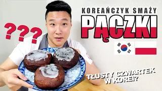 TŁUSTY CZWARTEK W KOREI? Koreańczyk smaży tradycyjne polskie pączki! || KRÓL POLSKIEJ KUCHNI