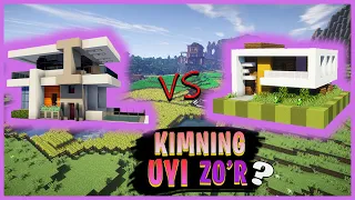 BEST GROUPDA KIM ZO'R UY QURADI ? / MINECRAFT BUILD BATTLE / UZBEKCHA LET'S PLAY