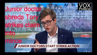 Watch this junior doctor shred Tory claims about strikes