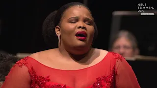 NEUE STIMMEN 2019 - Semi-Final: Nombulelo Yende sings "Ah, mio cor", Alcina, Händel