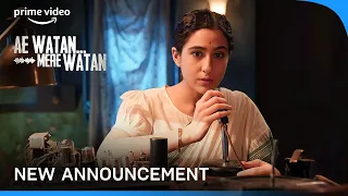 Ae Watan Mere Watan - Announcement | Sara Ali Khan | Amazon Original Movie