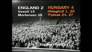 England 3-6 Hungary [25-11-1953]