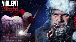 Violent Night 2022 Movie | David Harbour Violent Night Christmas Movie | Violent Night Movie Review