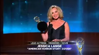 ► Jessica Lange wins The Emmys 2014 - 'Outstanding Lead Actress Miniseries Movie'