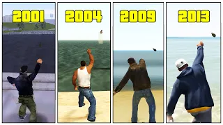 GRENADES vs WATER in GTA games! (Evolution 1999 - 2020) - SA gone bad?