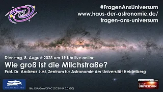 #FragenAnsUniversum: Wie groß ist die Milchstraße?