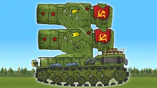 Best Hybrid Battle Series of the USSR - Cartoons about tanks