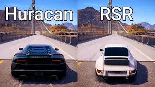 NFS Payback - Lamborghini Huracan vs Porsche Carrera RSR - Drag Race