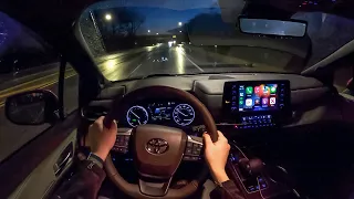 2022 Toyota Sienna Platinum - POV Night Drive (Binaural Audio)