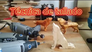 Cómo TALLAR madera con DREMEL.? con un poco de práctica lograrás MUCHO.