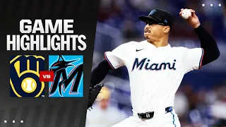 Brewers vs. Marlins Game Highlights (5/22/24) | MLB Highlights