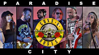GUNS N' ROSES  -  PARADISE CITY  (Full band cover)