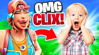 I Played Fortnite with an 8 YEAR-OLD FAN and it was HILARIOUS 😂🤣