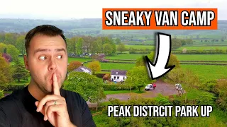 GOOD MORNING Van Camping In The Peak DIsctrict | CAMPER VAN LIFE UK