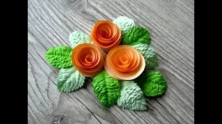 Розы из бумаги своими руками легко и просто. Roses from paper with their hands