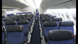 Delta 777 cabin tour (7CB) 4k