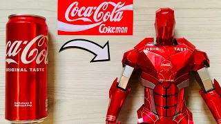 Homemade Armored CocaColaMan Using Coke Cans | Save Those Cans♻️