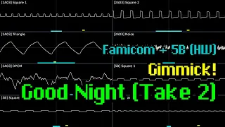 [Hardware Record] Gimmick! - "Good Night (Take 2)" (Famicom + 5B) [Oscilloscope Visualization]