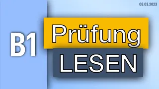 Lesen B1 Prüfung #1 2023 I German Test For Immigrants I (DTZ , Telc , ÖSD, gast )