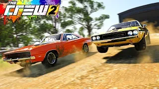 THE CREW 2 ШАШКИ - Dodge Challenger И Dodge Charger ЕДУТ В ПОТОКЕ! ШАШКИ С ДРУГОМ НА МАКС. СКОРОСТИ!